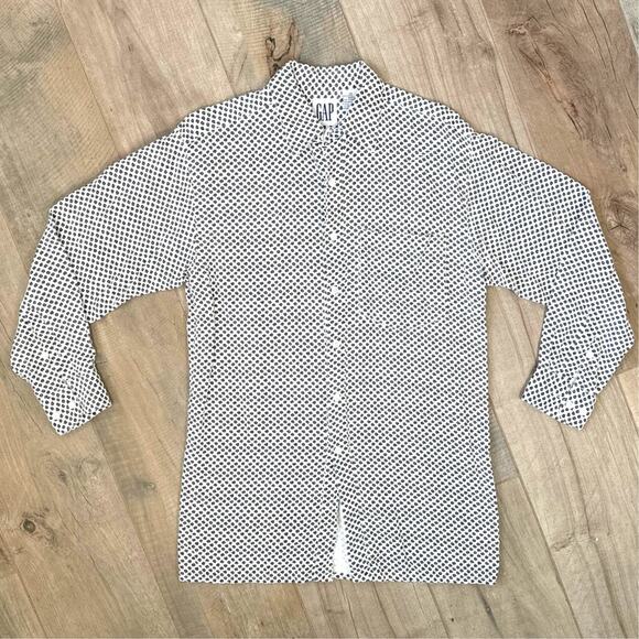 Vintage GAP Floral Mens Button Down Shirt Size XS - Picture 1 of 5